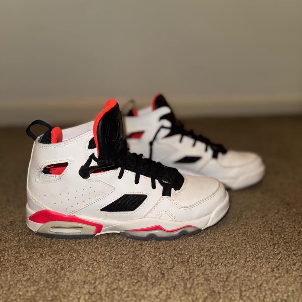 Jordan Fight Club 91 White Infrared Boys Sneakers